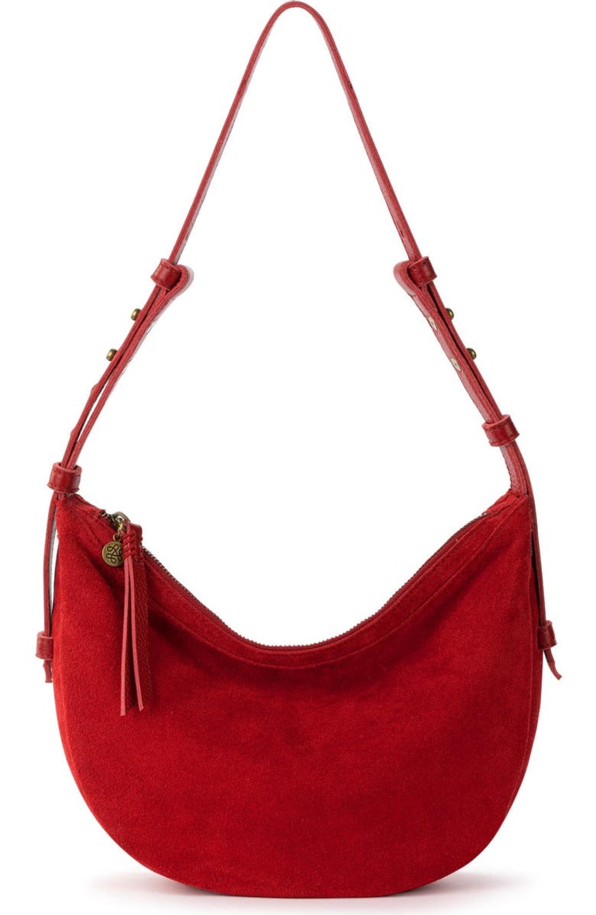 The Sak Suede Tess Shoulder Bag Scarlet